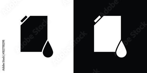 Fuel icons symbol illustration. Vector graphics