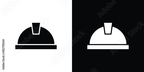 Helmet icons symbol illustration. Vector graphics
