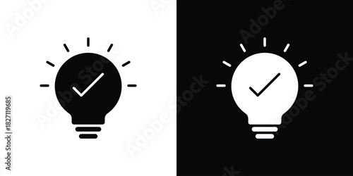 Idea icons symbol illustration. Vector graphics