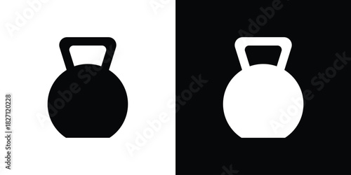Kettlebell icons symbol illustration. Vector graphics