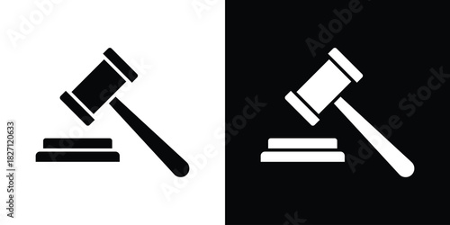 Law icons symbol illustration. Vector graphics