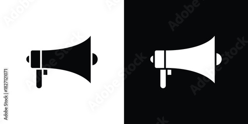 Loud Speaker icons symbol illustration. Vector graphics