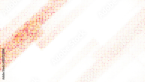 Warm orange halftone diagonal gradient pattern with dotted shading, forming modern geometric lines ideal for creative layouts, tech backgrounds, and digital design aesthetics