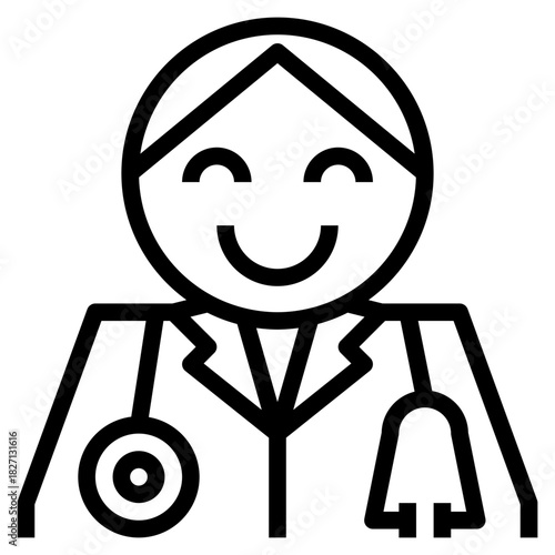 Happy Doctor Icon