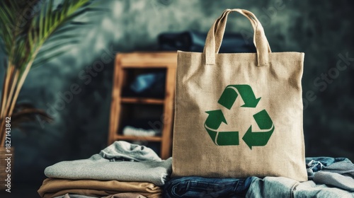 Sustainable fashion with our ecofriendly tote bag, matched with trendy clothing. This blend is ideal for those passionate about positively impacting and protecting our planet for future generations