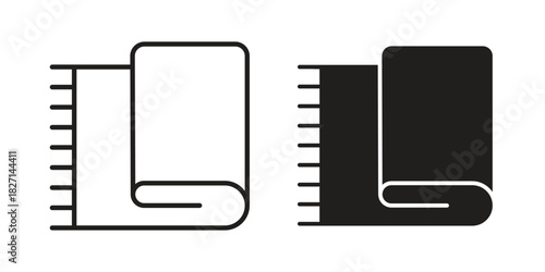 blanket icons design, logo. Symbol illustration set