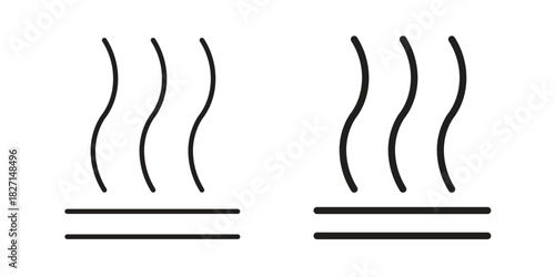 Hot icons design, logo. Symbol illustration set