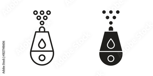 Humidifier icons design, logo. Symbol illustration set