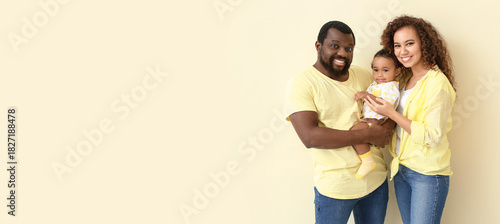 Happy African-American pare...