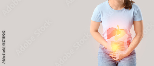 Young woman suffering from ...