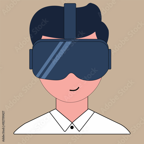 Wellness and vitality concept with a person inside a circle