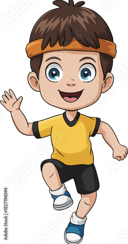 boy running on a skateboard