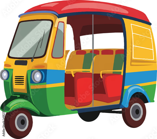 toy truck isolated on white background