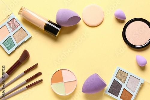 Frame made of makeup access...