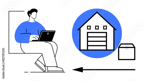Warehouse management. Warehouse logistics and delivery tracking with remote work tools. Warehouse solutions optimized for remote work environments. For logistics, supply chain, e-commerce, inventory
