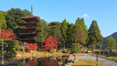 Wallpaper Mural 瑠璃光寺（山口県）の紅葉 Torontodigital.ca
