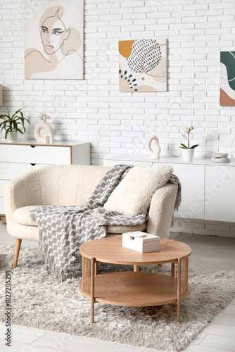 Modern living room interior...
