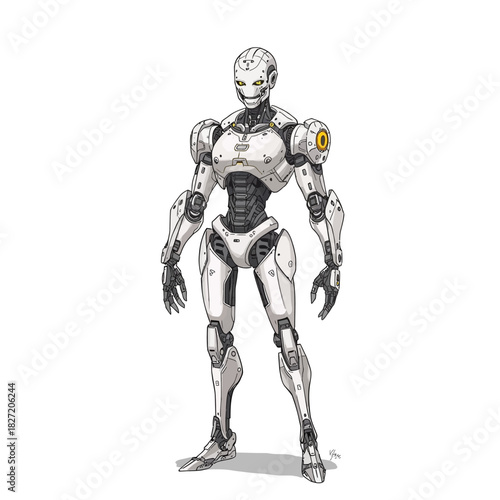 Humanoid Cyborg Design Very Cool