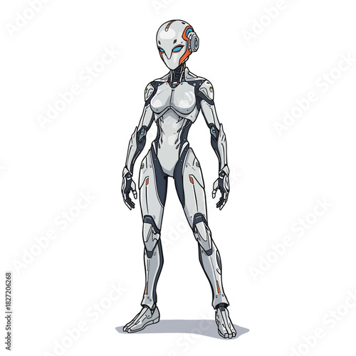 Humanoid Cyborg Design Very Cool