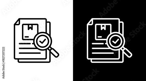 Product Compliance White Icon Set Design