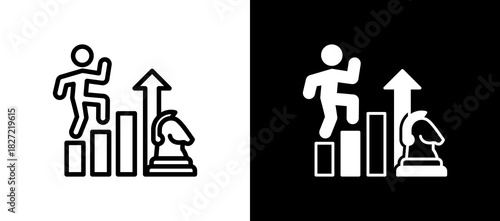 Succes Strategies blackwhite icon