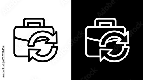 Business Continuity With Icon Set Design