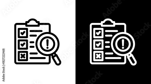 Risk Assessment With Icon Set Design