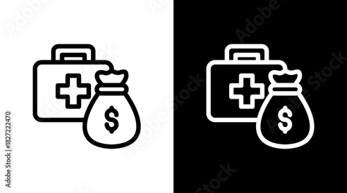 Emergency Fund With Icon Set Design