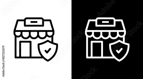 Small Business With Icon Set Design