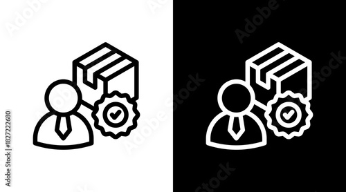 Employee Benefits With Icon Set Design