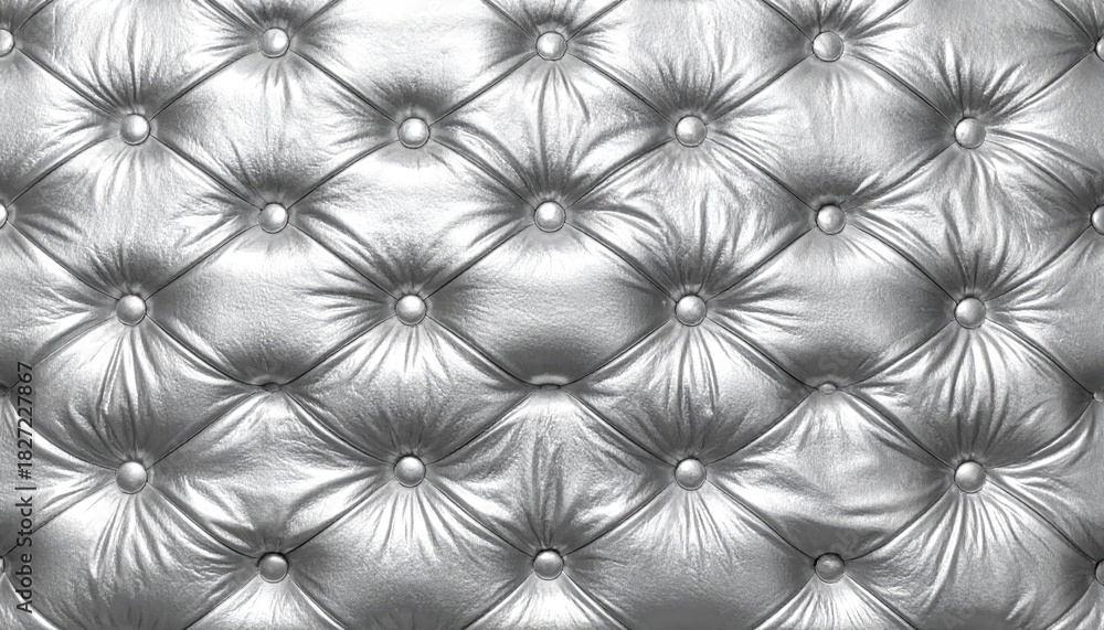 Obraz premium A close-up view of a luxurious, tufted leather background