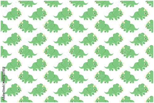 トリケラトプス　パターン壁紙