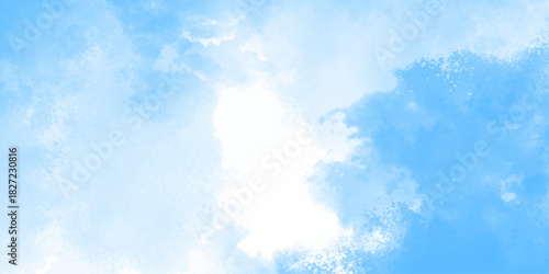 The nature of blue sky with cloud in the morning. panorama sky and cloud summertime beautiful background. Beautiful cloud in blue sky. Clear Blue Sky with Fluffy White Clouds on Sunny Day. 