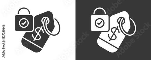 Pricing Icon Set Vector Collection Isolated In Black And White