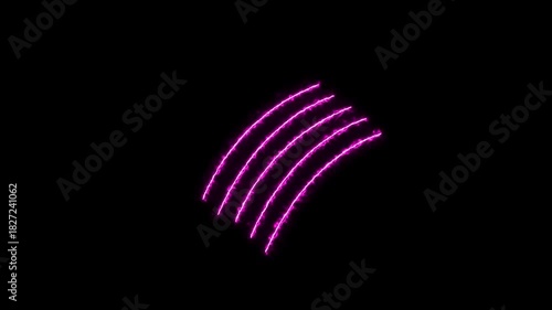  pink color claw effect animated animal scratch effect flaming scratch light effect 4k neon fire scratch looping ,fire slash effect on black background