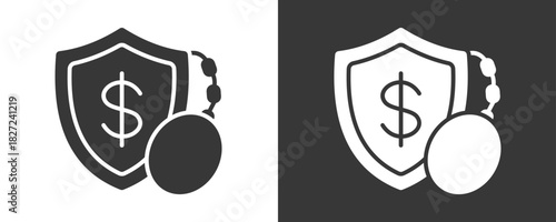 Liability Icon Set Vector Collection Isolated In Black And White