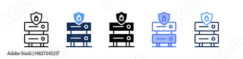 Server Security multiple icon