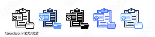 Data Collection multiple icon