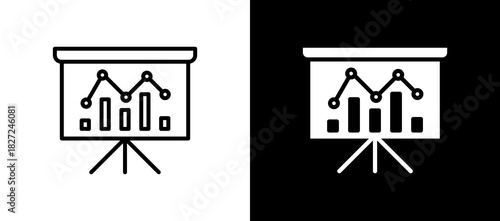 Analytic Board blackwhite icon