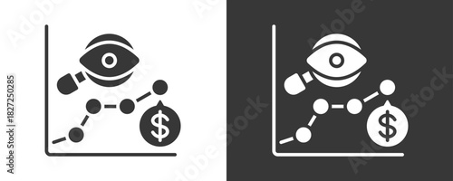 Analysis Icon Set Vector Collection Isolated In Black And White