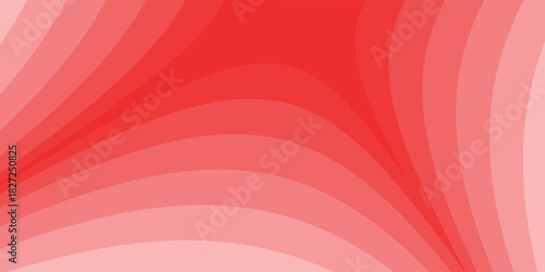 Abstract background with flowing wavy lines in a vibrant red color gradient.