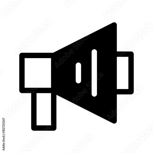 Loudspeaker Icon Vector Symbol Design Illustration