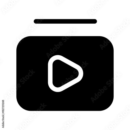 Playlist Icon Vector Symbol Design Illustration