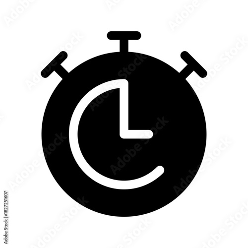 Time Icon Vector Symbol Design Illustration