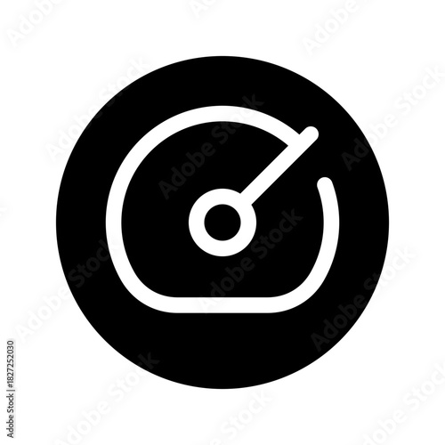 Speedometer Icon Vector Symbol Design Illustration