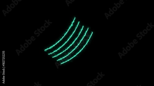  green color claw effect animated animal scratch effect flaming scratch light effect 4k neon fire scratch looping ,fire slash effect on black background