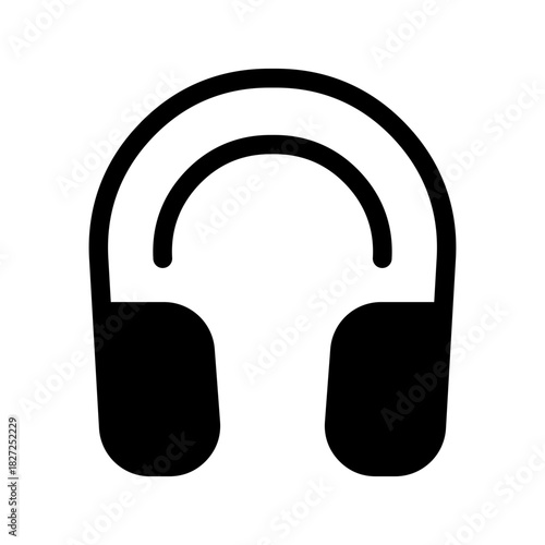 Headset Icon Vector Symbol Design Illustration