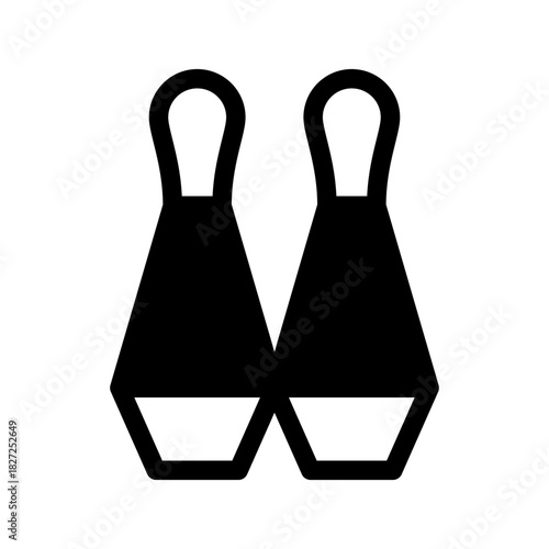 Bowling Icon Vector Symbol Design Illustration