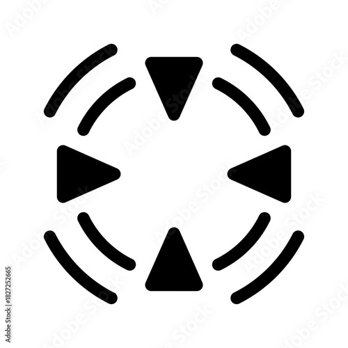 Target Icon Vector Symbol Design Illustration