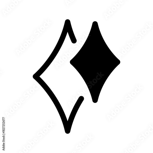 Diamonds Icon Vector Symbol Design Illustration